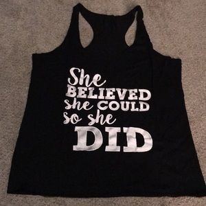 Racerback tank top